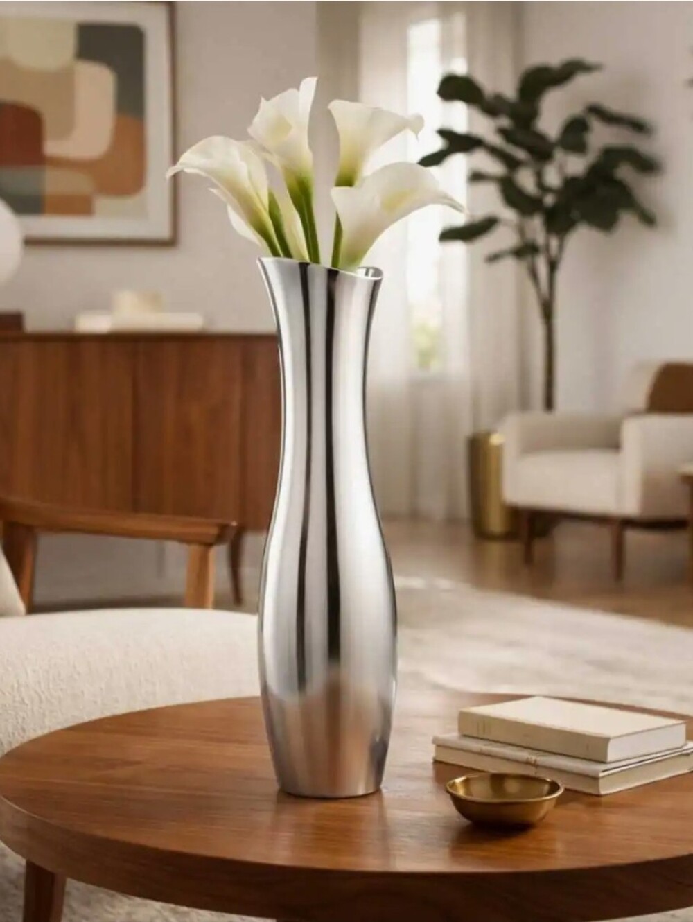 Nambe Polished Alloy Vase